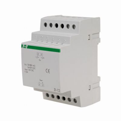 Stabilizator impulsowy 12V DC 12-28V AC / 16-37V DC 3A 3A ZI-12 F&F (ZI-12)